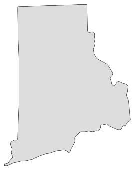 Map of Rhode Island